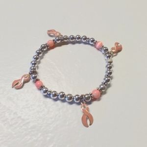 Breast Cancer Awareness Bracelet, pink